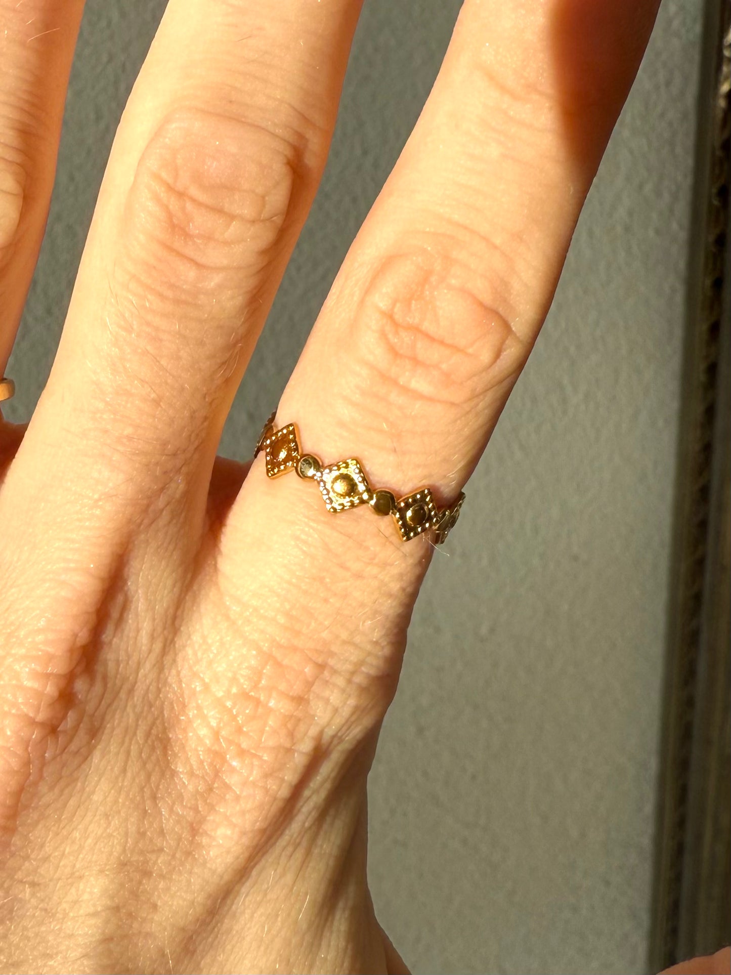 Sally I Bague en Acier Inoxydable