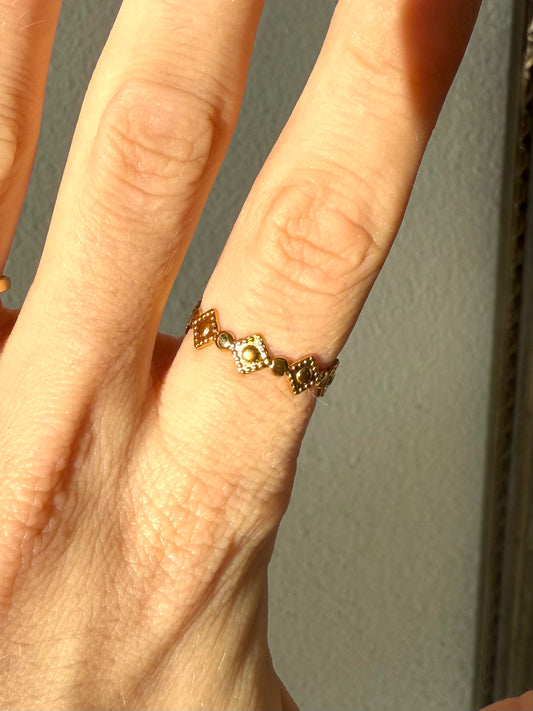 Sally I Bague en Acier Inoxydable