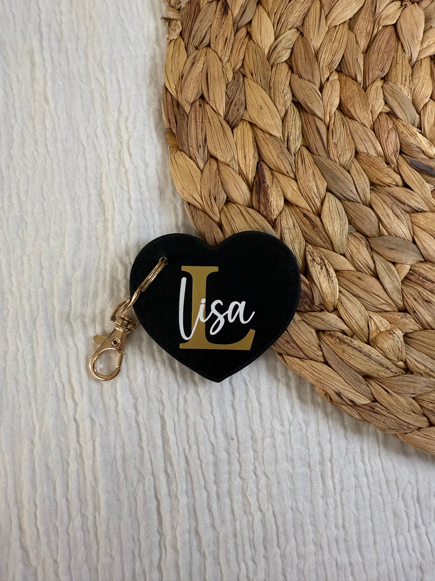 Porte clés coeur personnalisé