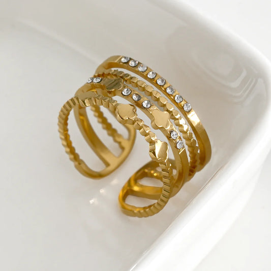 Sandra I Bague en Acier Inoxydable