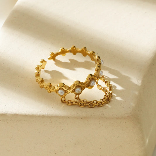 Clara I Bague en Acier Inoxydable